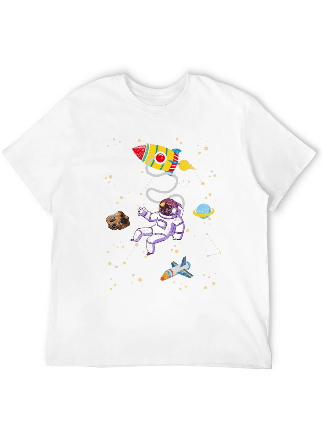 Astronaut in Space Graphic T-Shirt
