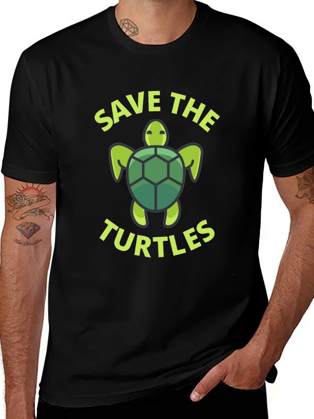 Save the Turtles Graphic Tee