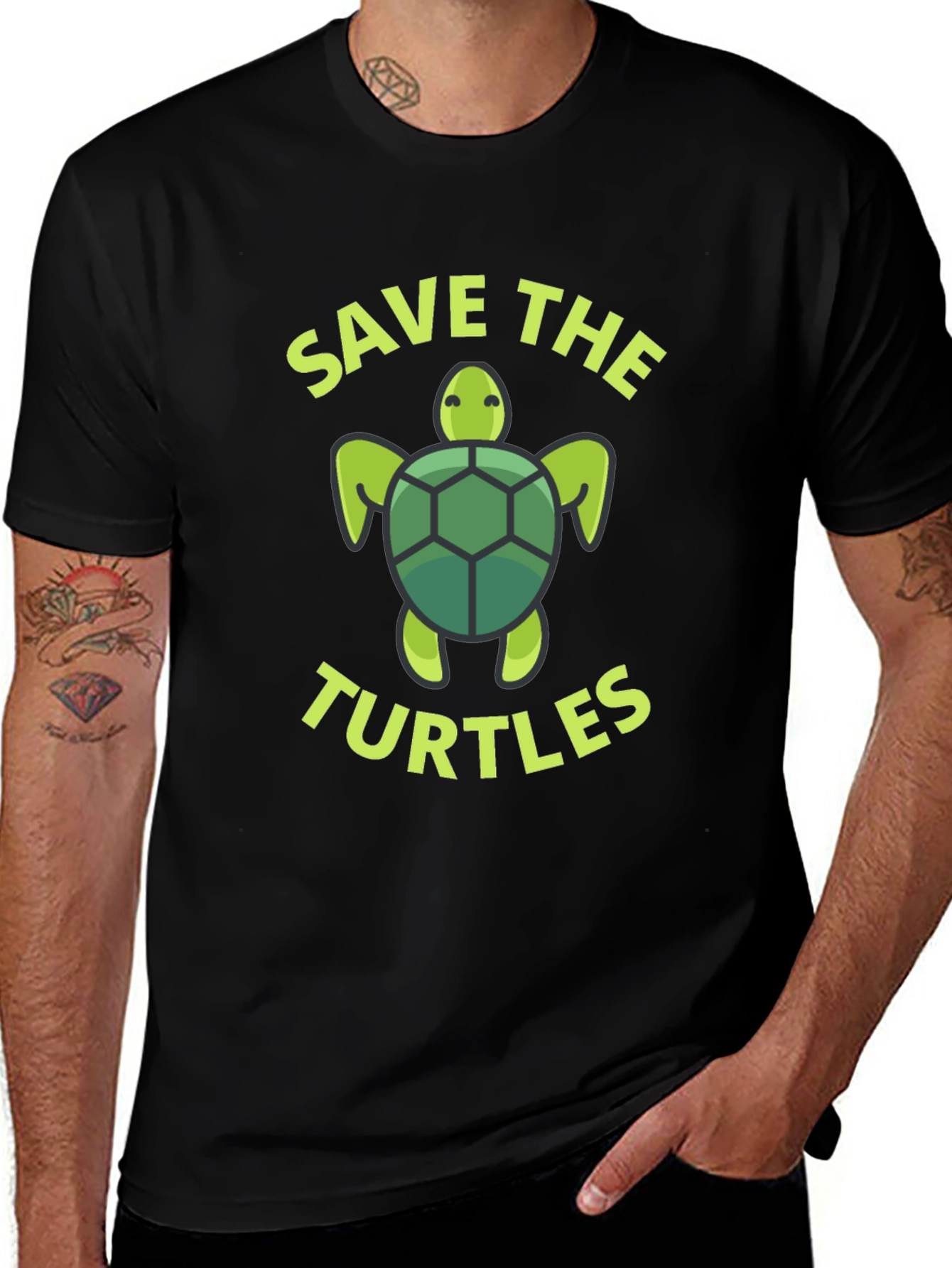 Save the Turtles Graphic Tee