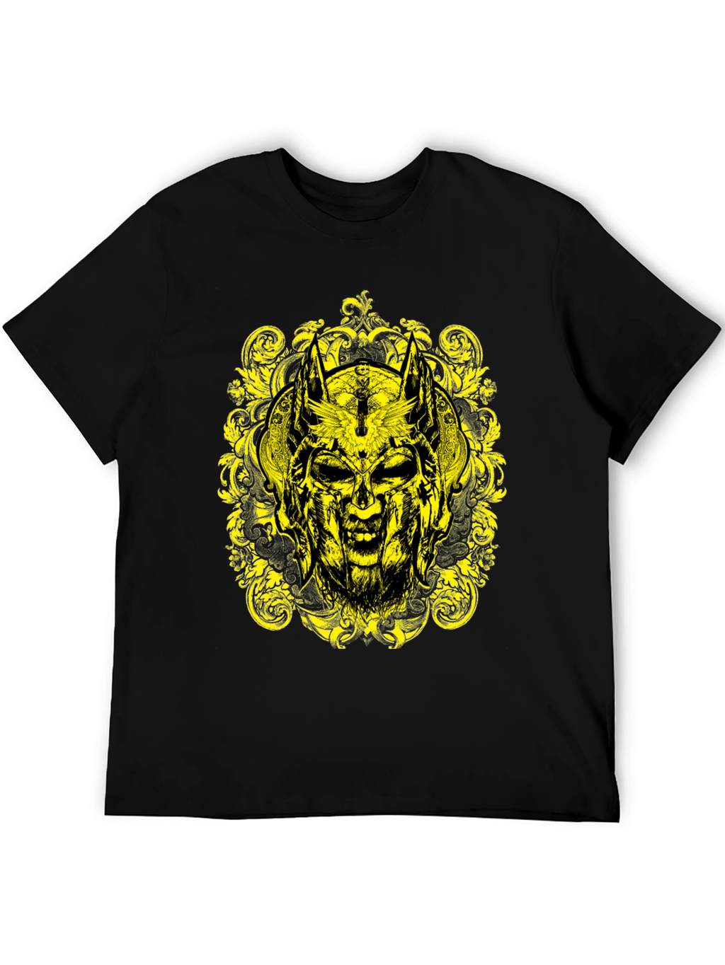 Skull Graphic Tee - Black Cotton T-Shirt