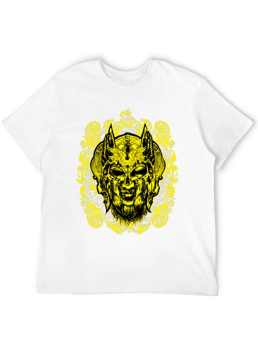 Skull Graphic Tee - Black Cotton T-Shirt