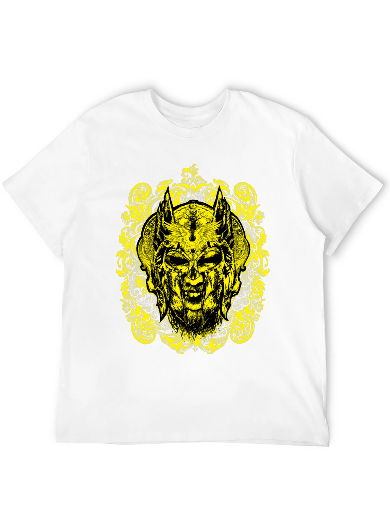 Skull Graphic Tee - Black Cotton T-Shirt