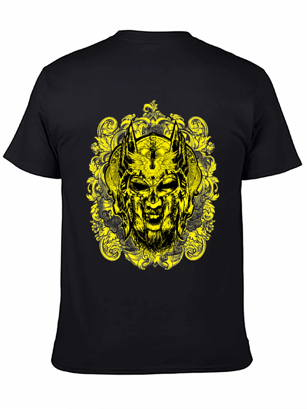 Skull Graphic Tee - Black Cotton T-Shirt