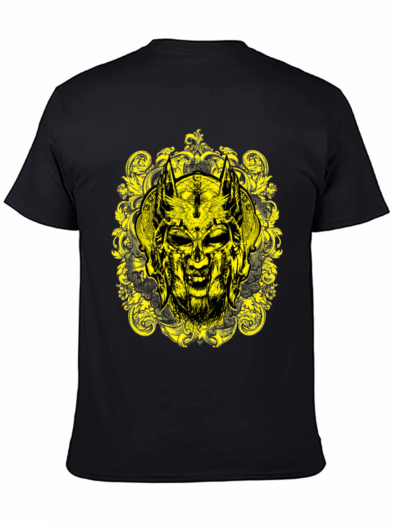 Skull Graphic Tee - Black Cotton T-Shirt