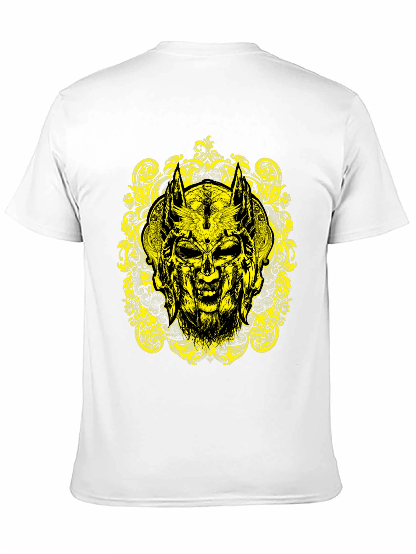 Skull Graphic Tee - Black Cotton T-Shirt