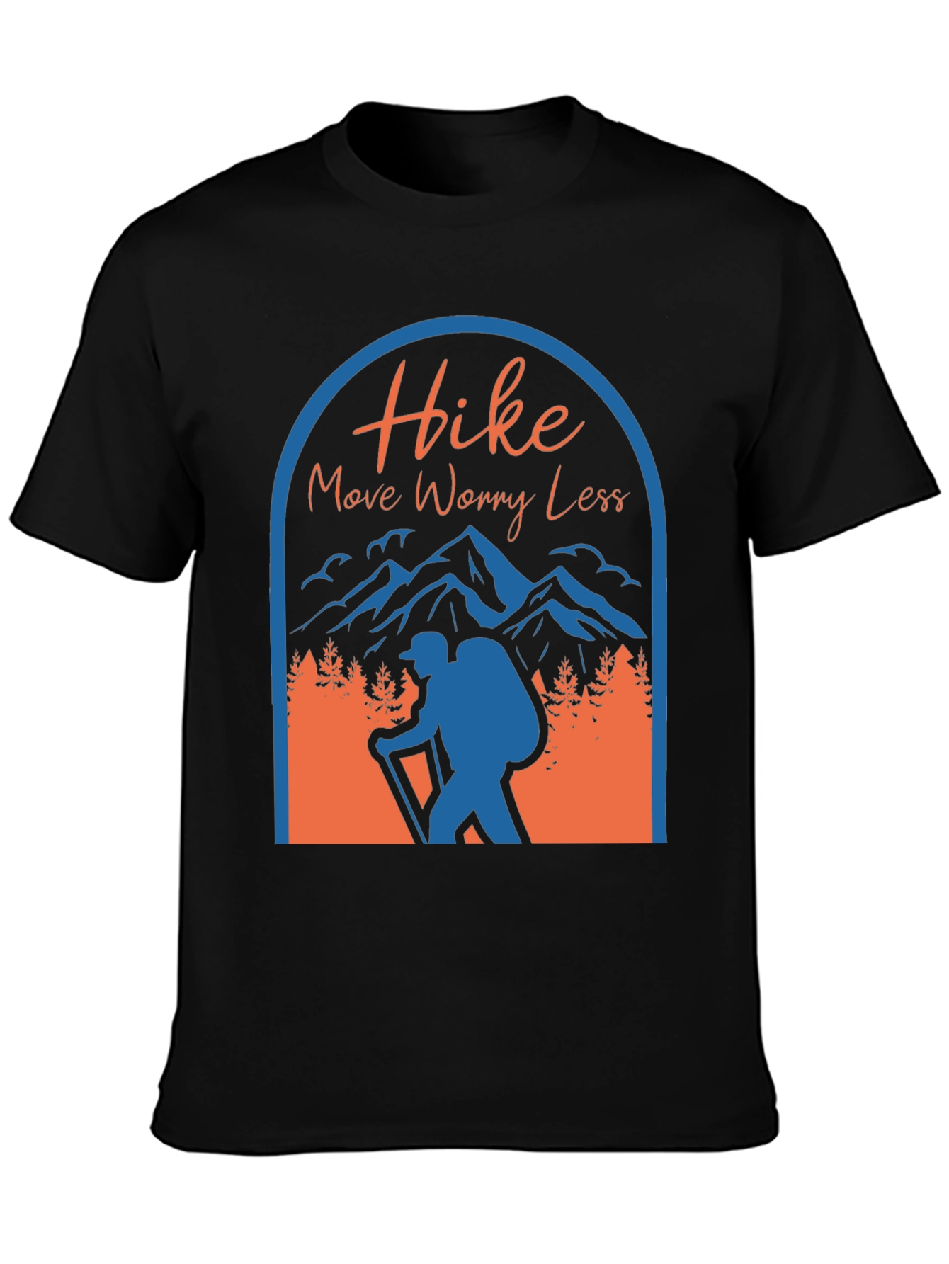 Hike More Worry Less Graphic T-Shirt