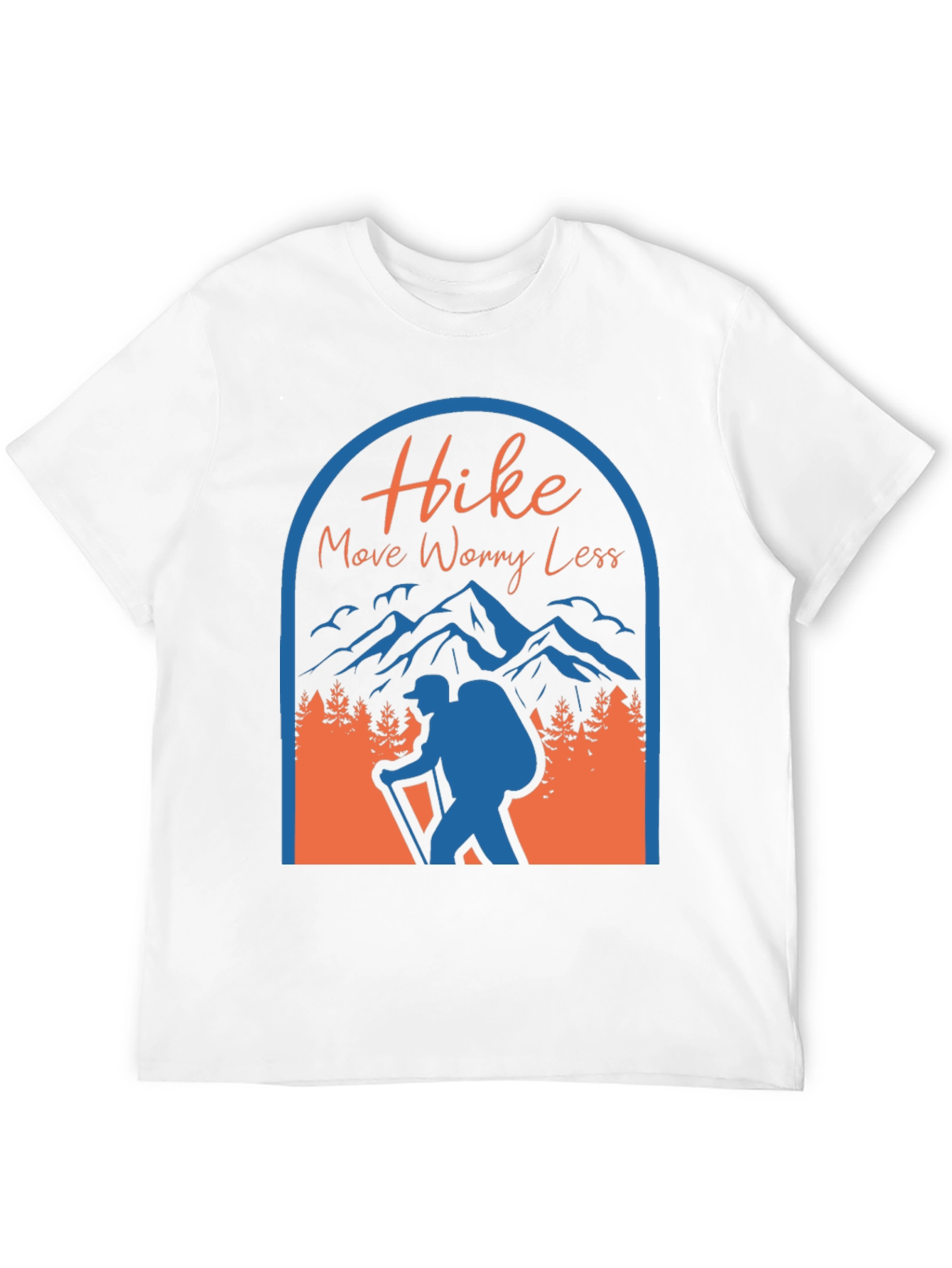 Hike More Worry Less Graphic T-Shirt