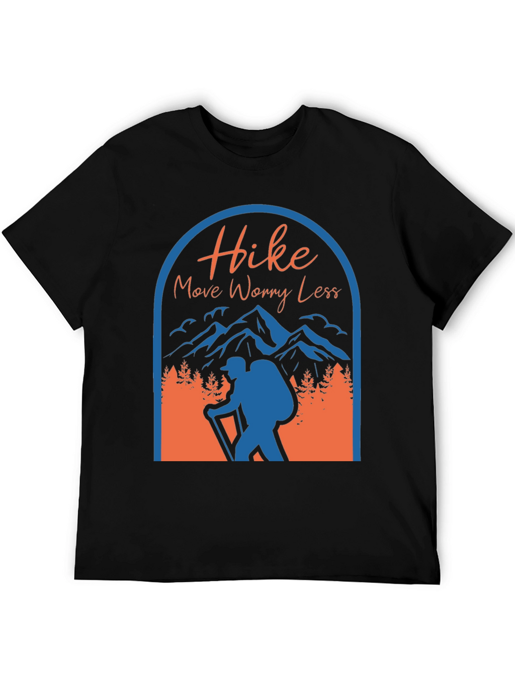 Hike More Worry Less Graphic T-Shirt