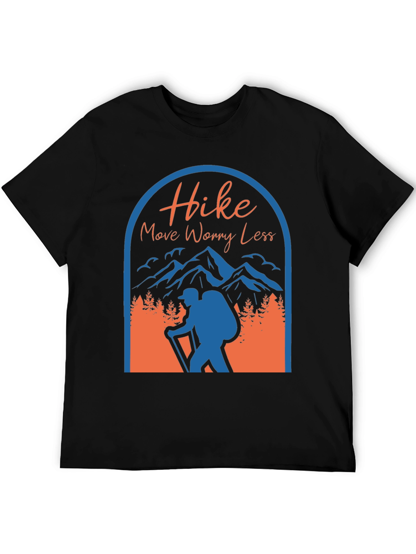 Hike More Worry Less Graphic T-Shirt