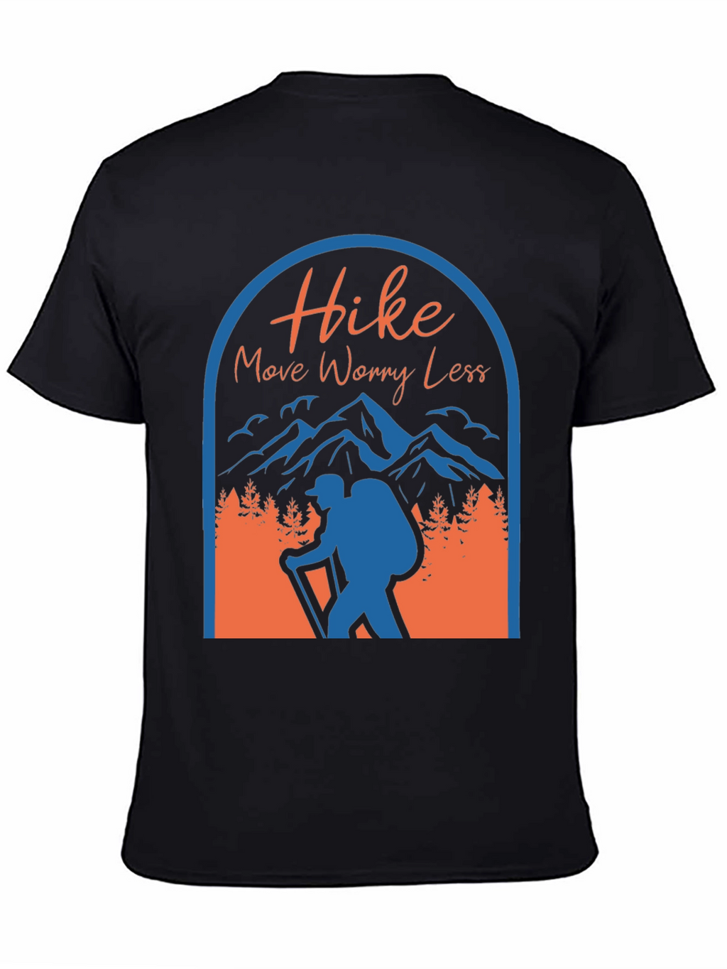 Hike More Worry Less Graphic T-Shirt
