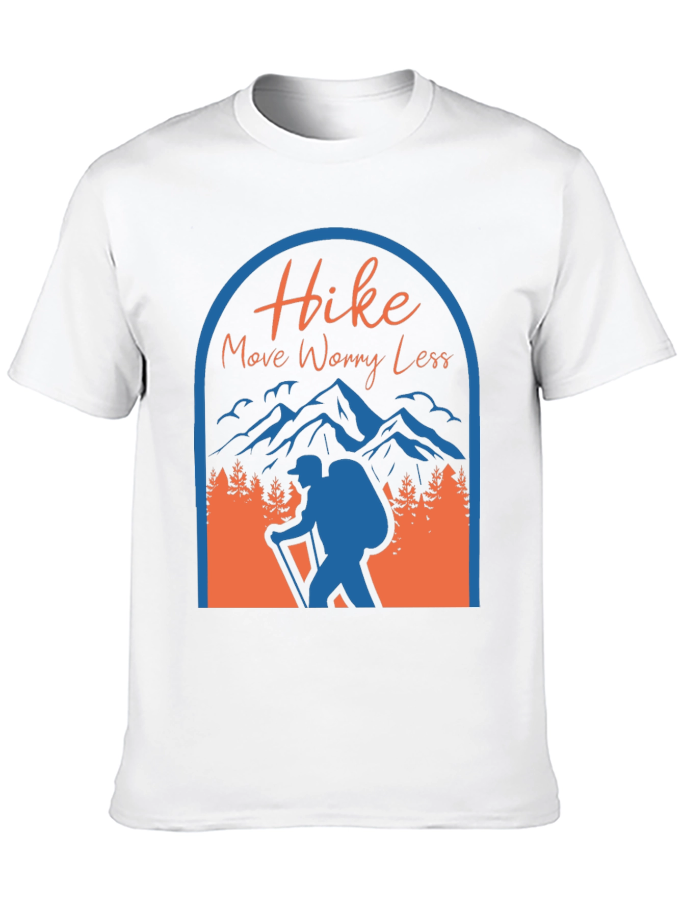 Hike More Worry Less Graphic T-Shirt