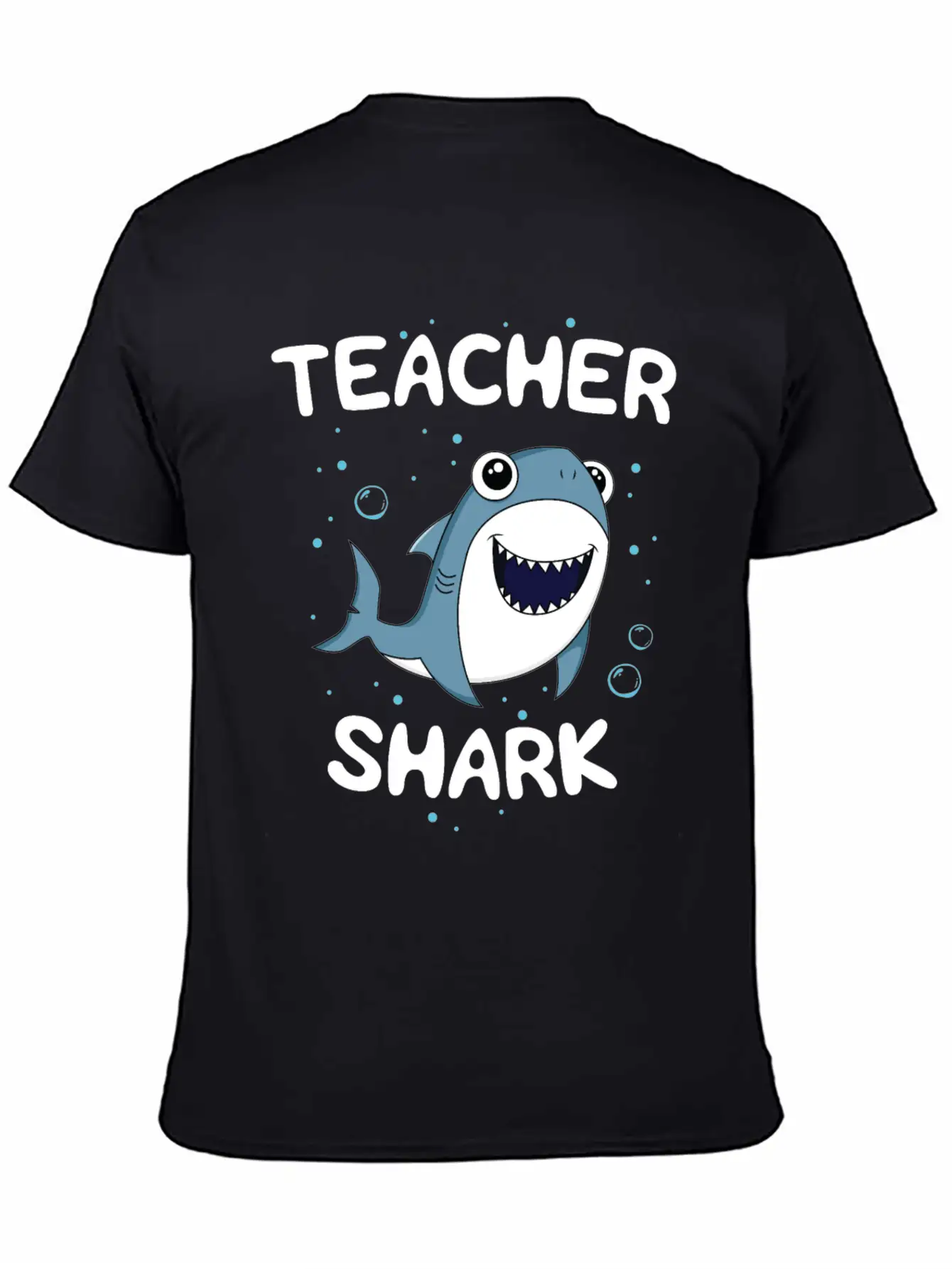 Teacher Shark TShirt Teaching Gift Back To School Unisex Casual T-Shirt – Clean Design For Daily Comfort