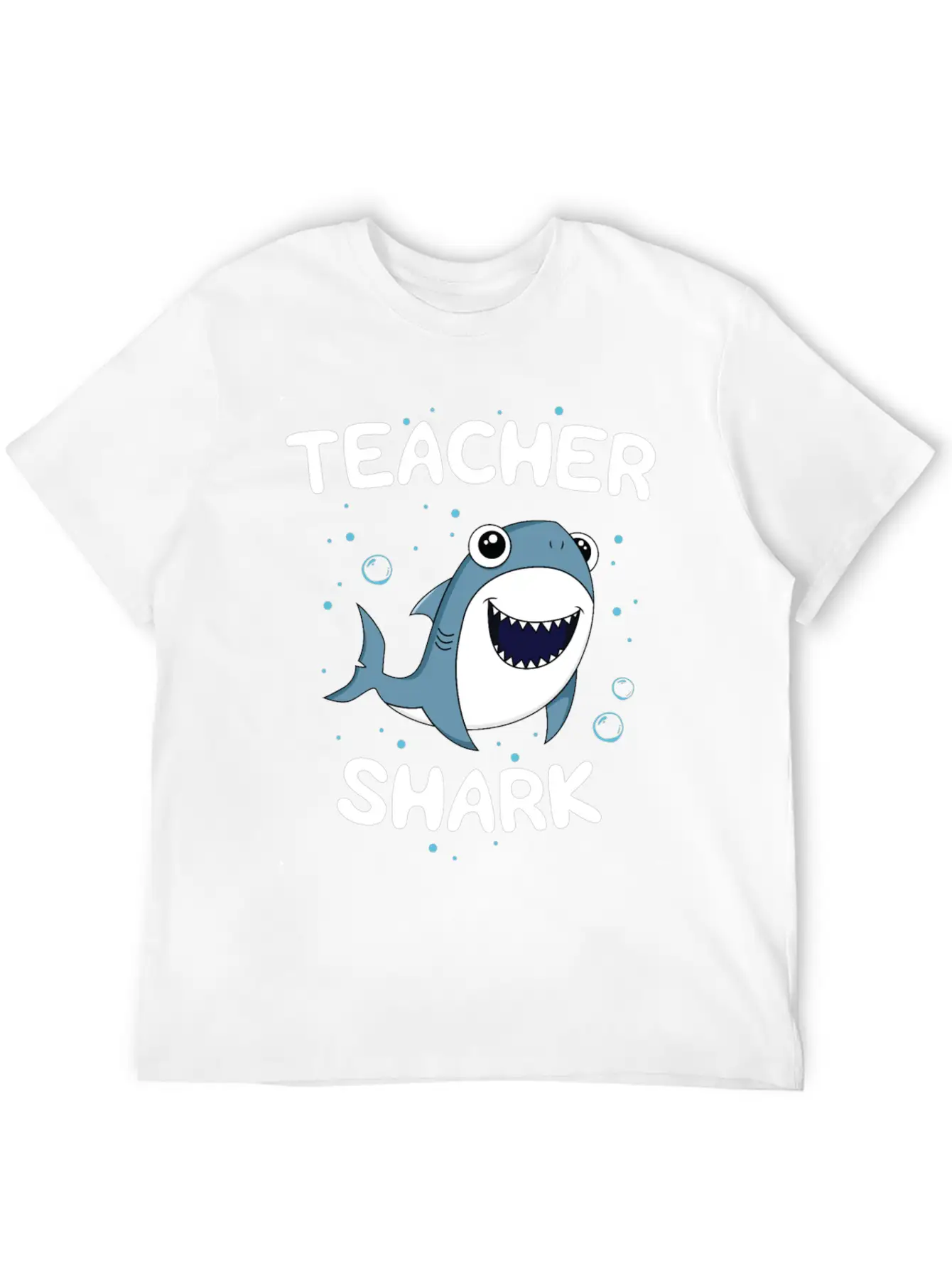 Teacher Shark TShirt Teaching Gift Back To School Unisex Casual T-Shirt – Clean Design For Daily Comfort