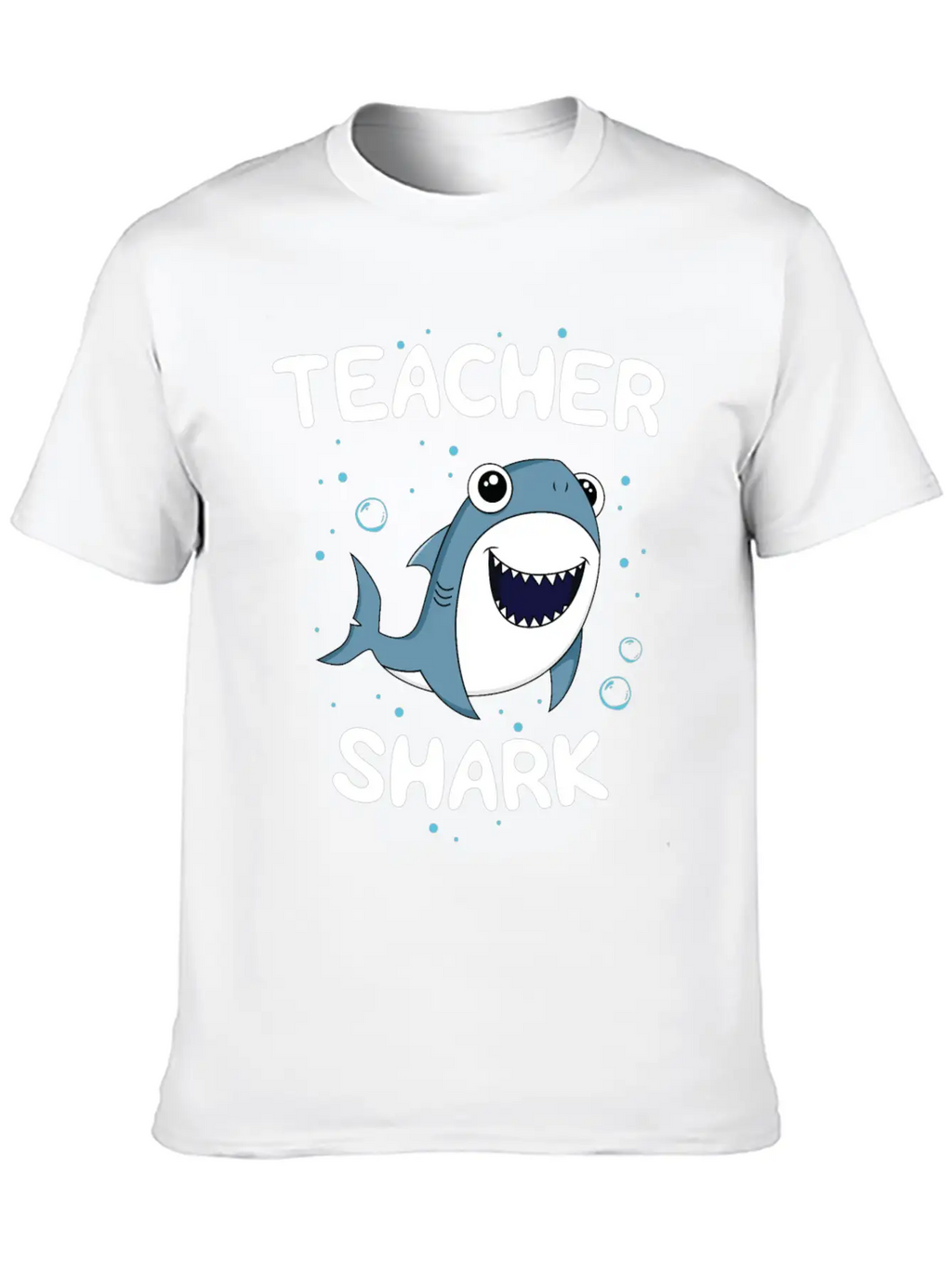 Teacher Shark TShirt Teaching Gift Back To School Unisex Casual T-Shirt – Clean Design For Daily Comfort