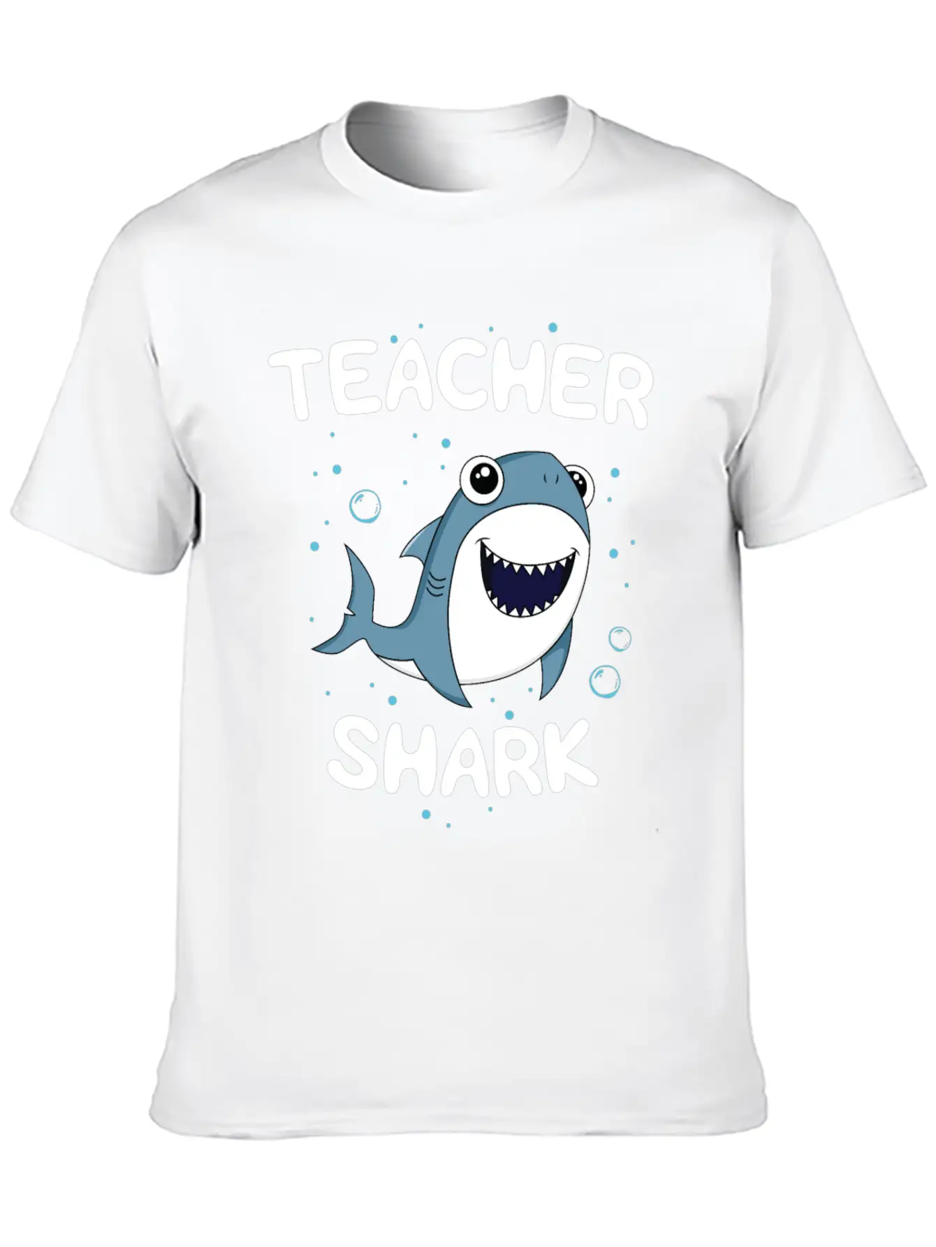 Teacher Shark TShirt Teaching Gift Back To School Unisex Casual T-Shirt – Clean Design For Daily Comfort
