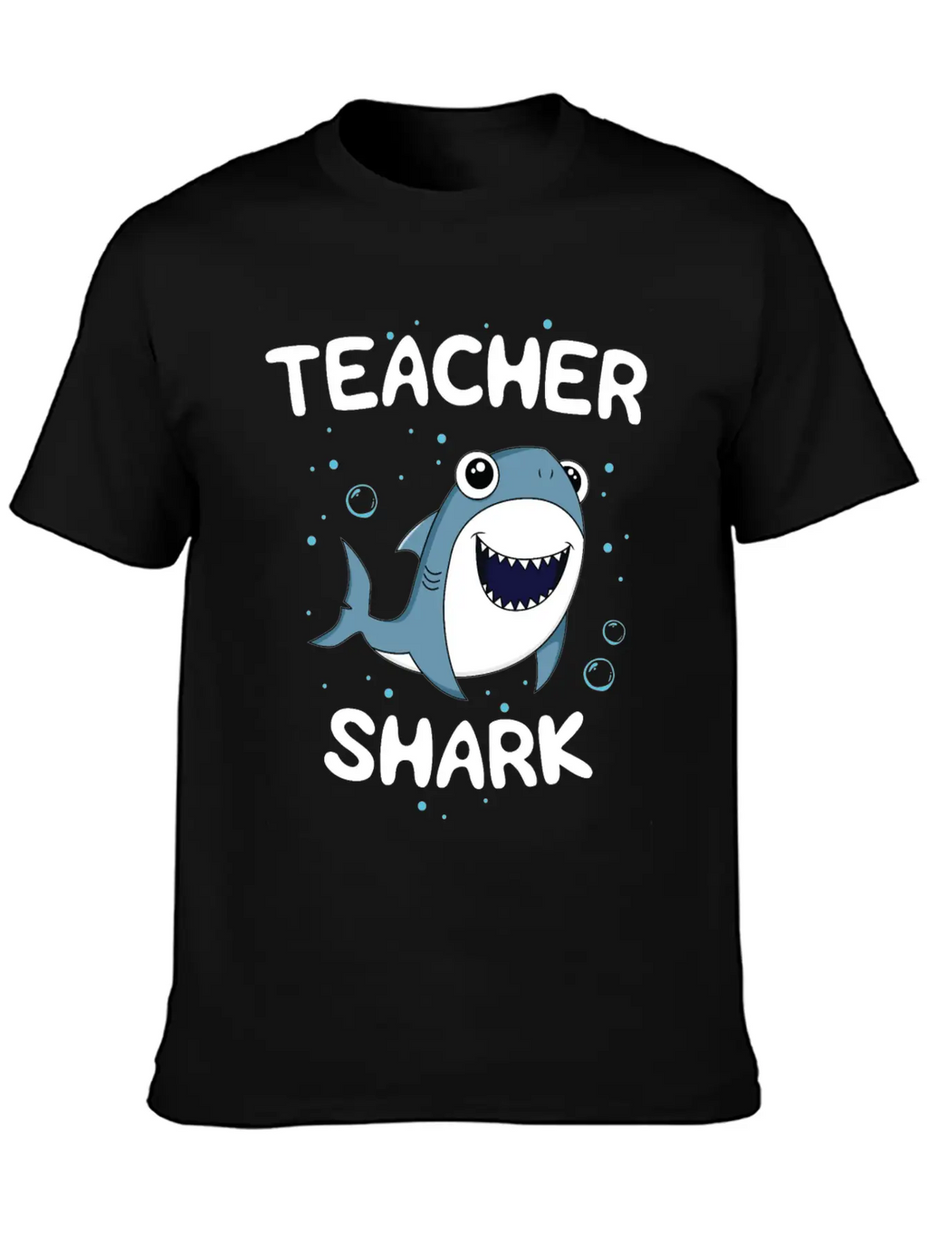 Teacher Shark TShirt Teaching Gift Back To School Unisex Casual T-Shirt – Clean Design For Daily Comfort