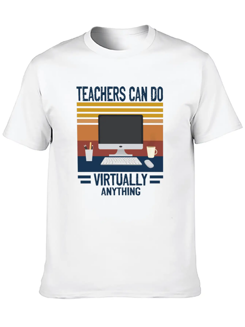 Teachers Distance Learning Stylish Everyday T-Shirt – Unisex Basic Cotton Tee
