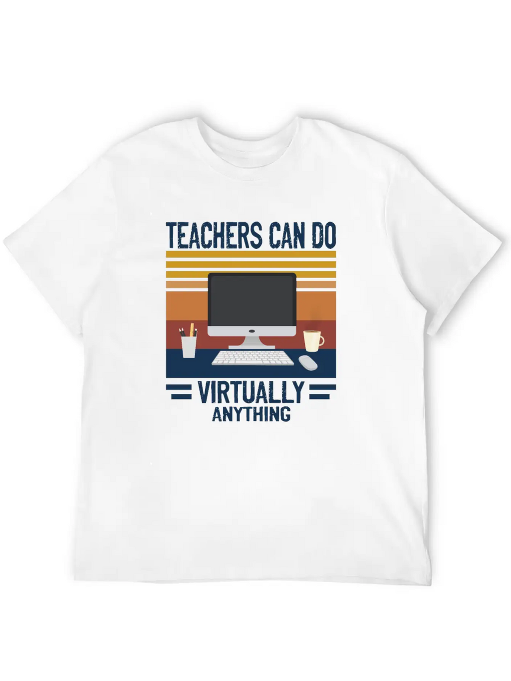 Teachers Distance Learning Stylish Everyday T-Shirt – Unisex Basic Cotton Tee