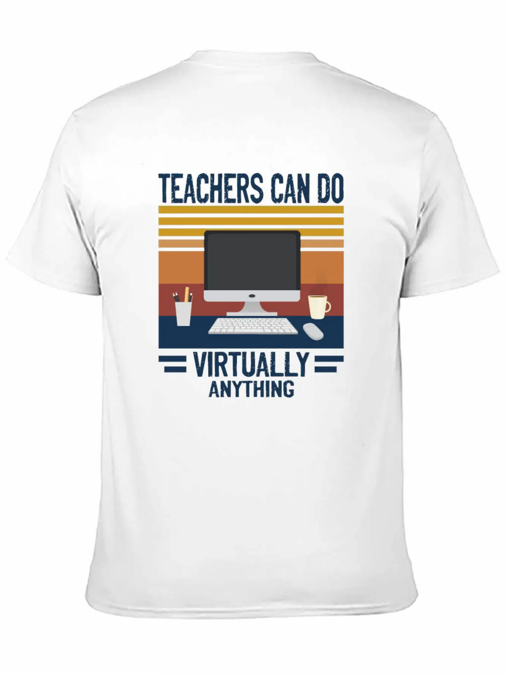 Teachers Distance Learning Stylish Everyday T-Shirt – Unisex Basic Cotton Tee