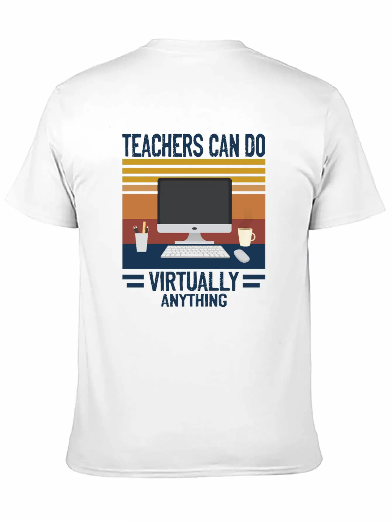 Teachers Distance Learning Stylish Everyday T-Shirt – Unisex Basic Cotton Tee