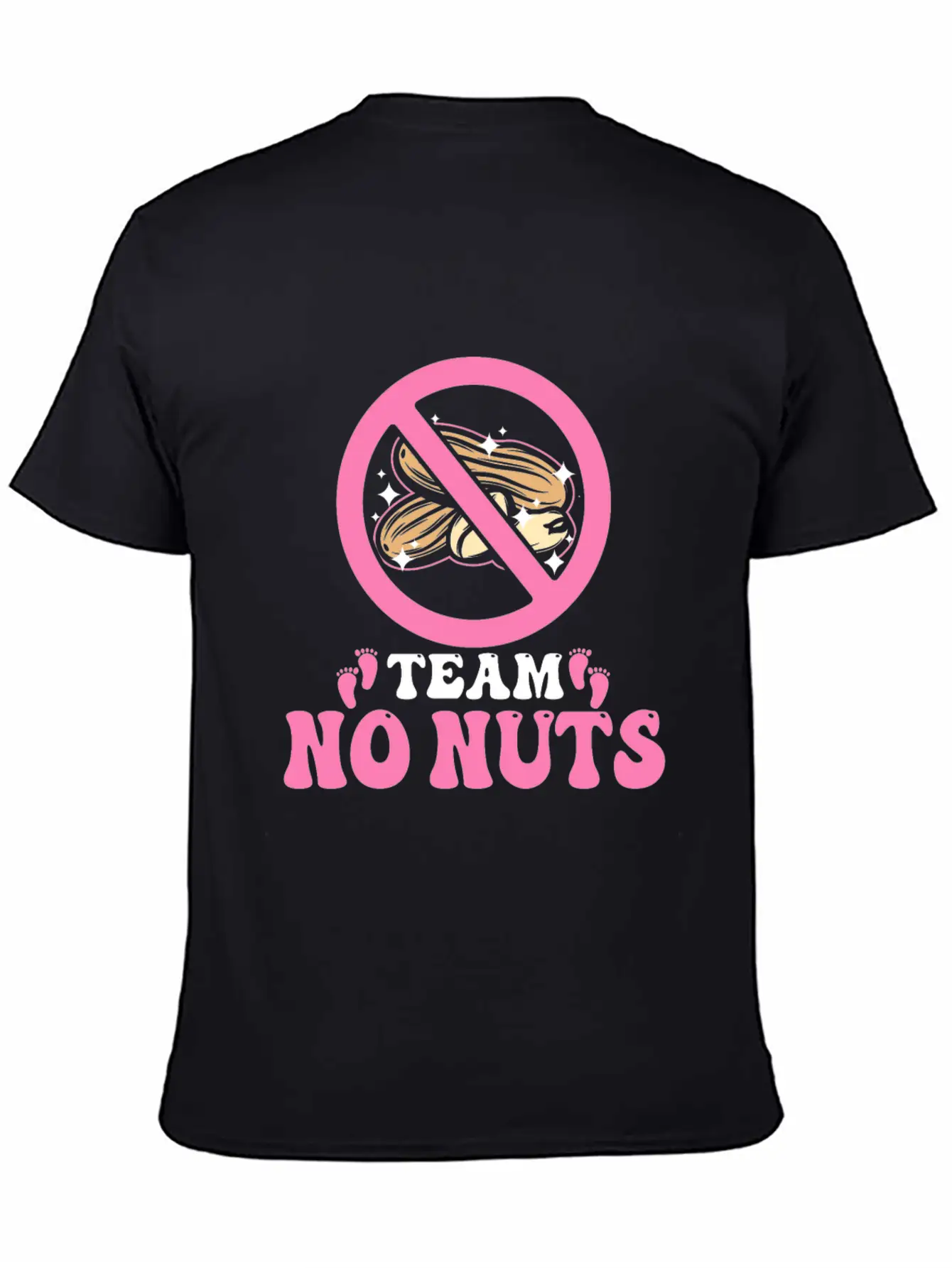Team No Nuts Team Pink Girl Gender Reveal Unisex Casual T-Shirt – Clean Design For Daily Comfort