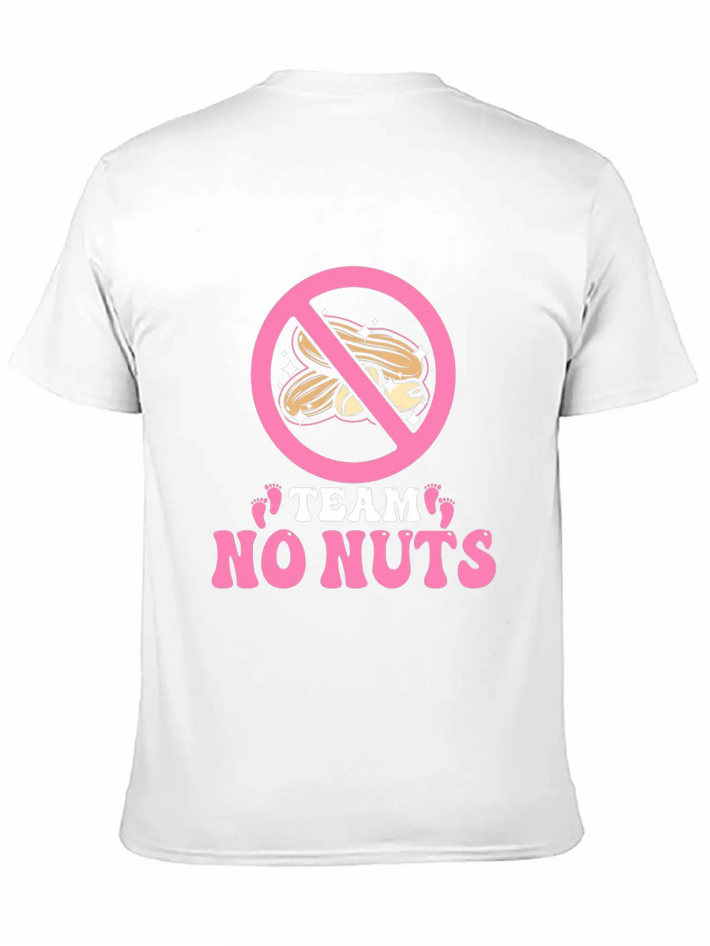 Team No Nuts Team Pink Girl Gender Reveal Unisex Casual T-Shirt – Clean Design For Daily Comfort
