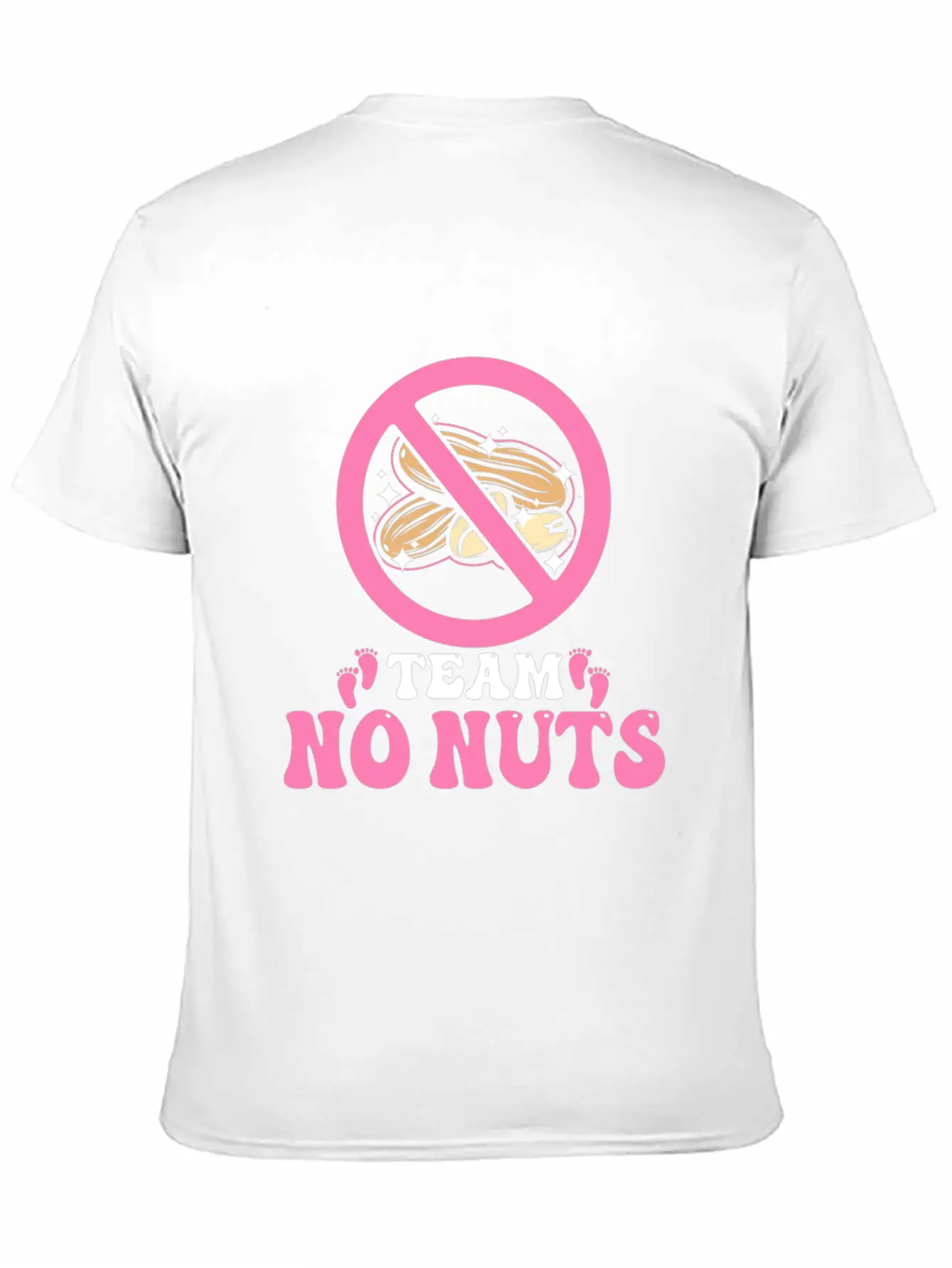 Team No Nuts Team Pink Girl Gender Reveal Unisex Casual T-Shirt – Clean Design For Daily Comfort