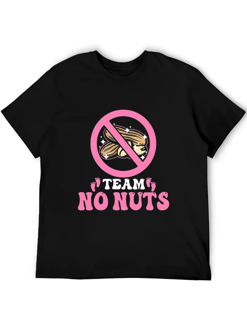 Team No Nuts Team Pink Girl Gender Reveal Unisex Casual T-Shirt – Clean Design For Daily Comfort