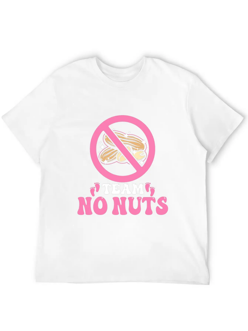 Team No Nuts Team Pink Girl Gender Reveal Unisex Casual T-Shirt – Clean Design For Daily Comfort