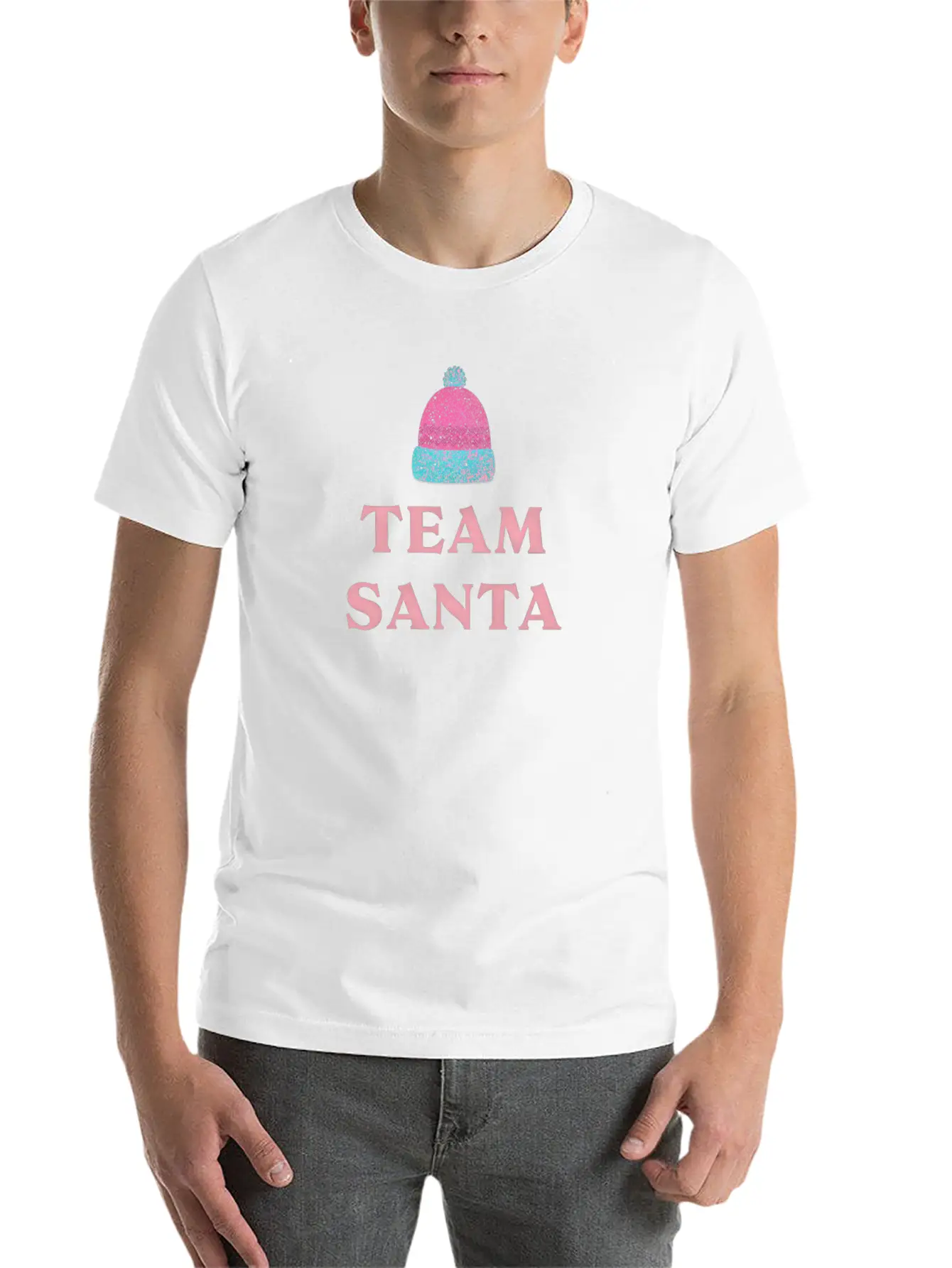Team Santa Christmas Couple Gift Xmax Team Breathable Soft Cotton T-Shirt – Timeless Casual Look