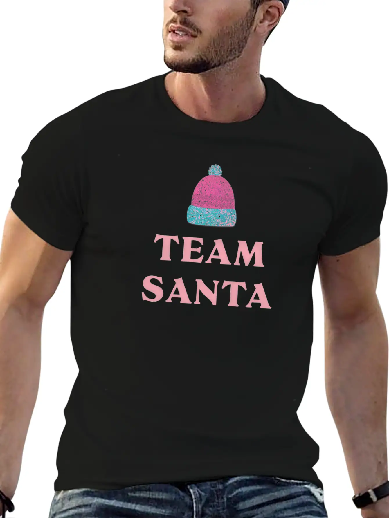 Team Santa Christmas Couple Gift Xmax Team Breathable Soft Cotton T-Shirt – Timeless Casual Look
