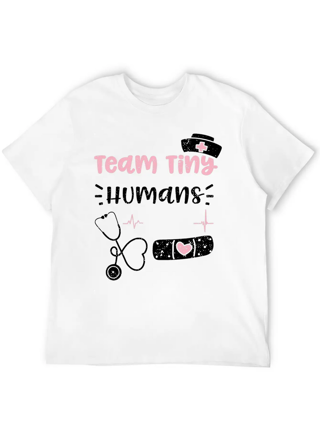 Team Tiny Humans - Nurse Unisex Casual T-Shirt – Clean Design For Daily Comfort