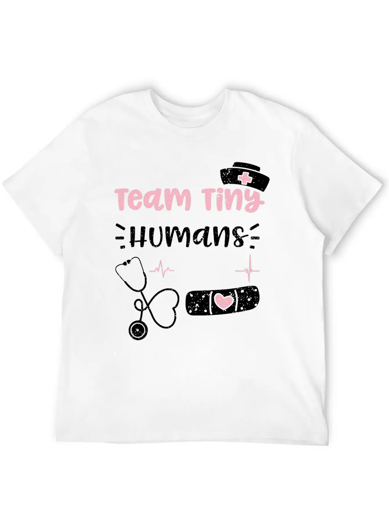 Team Tiny Humans - Nurse Unisex Casual T-Shirt – Clean Design For Daily Comfort