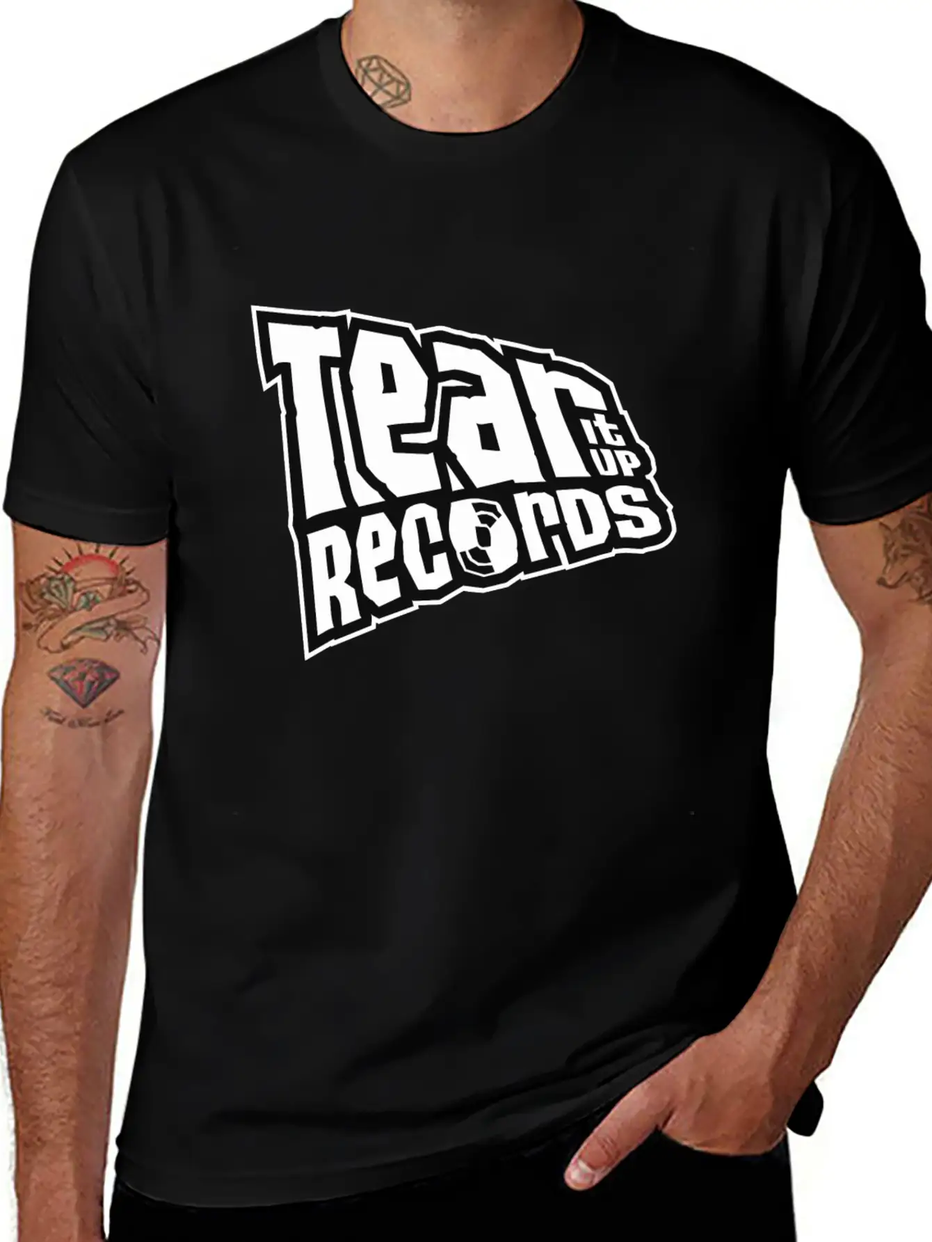 Tear It Up Records Stylish Everyday T-Shirt – Unisex Basic Cotton Tee