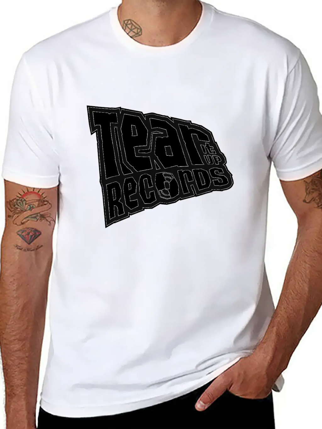 Tear It Up Records Stylish Everyday T-Shirt – Unisex Basic Cotton Tee