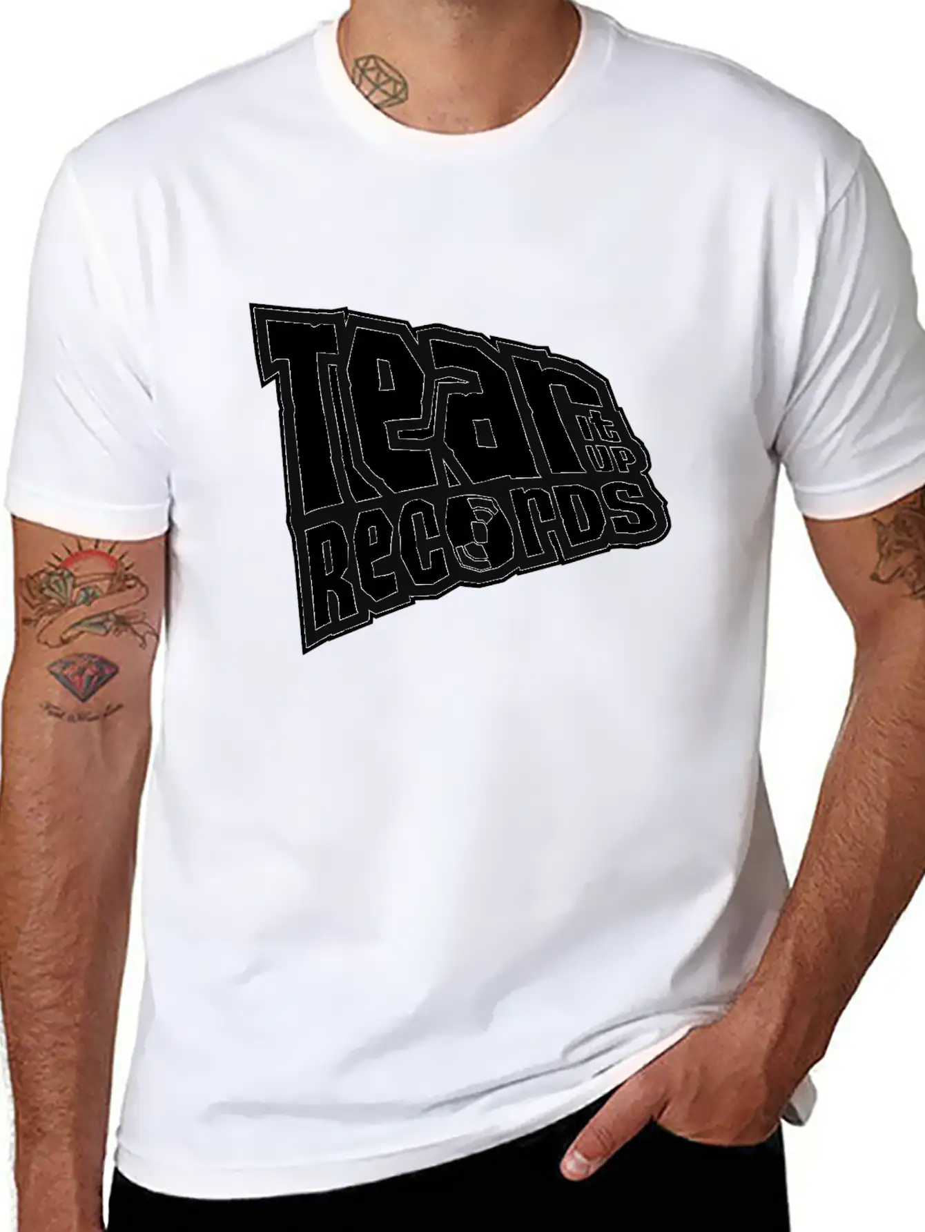 Tear It Up Records Stylish Everyday T-Shirt – Unisex Basic Cotton Tee