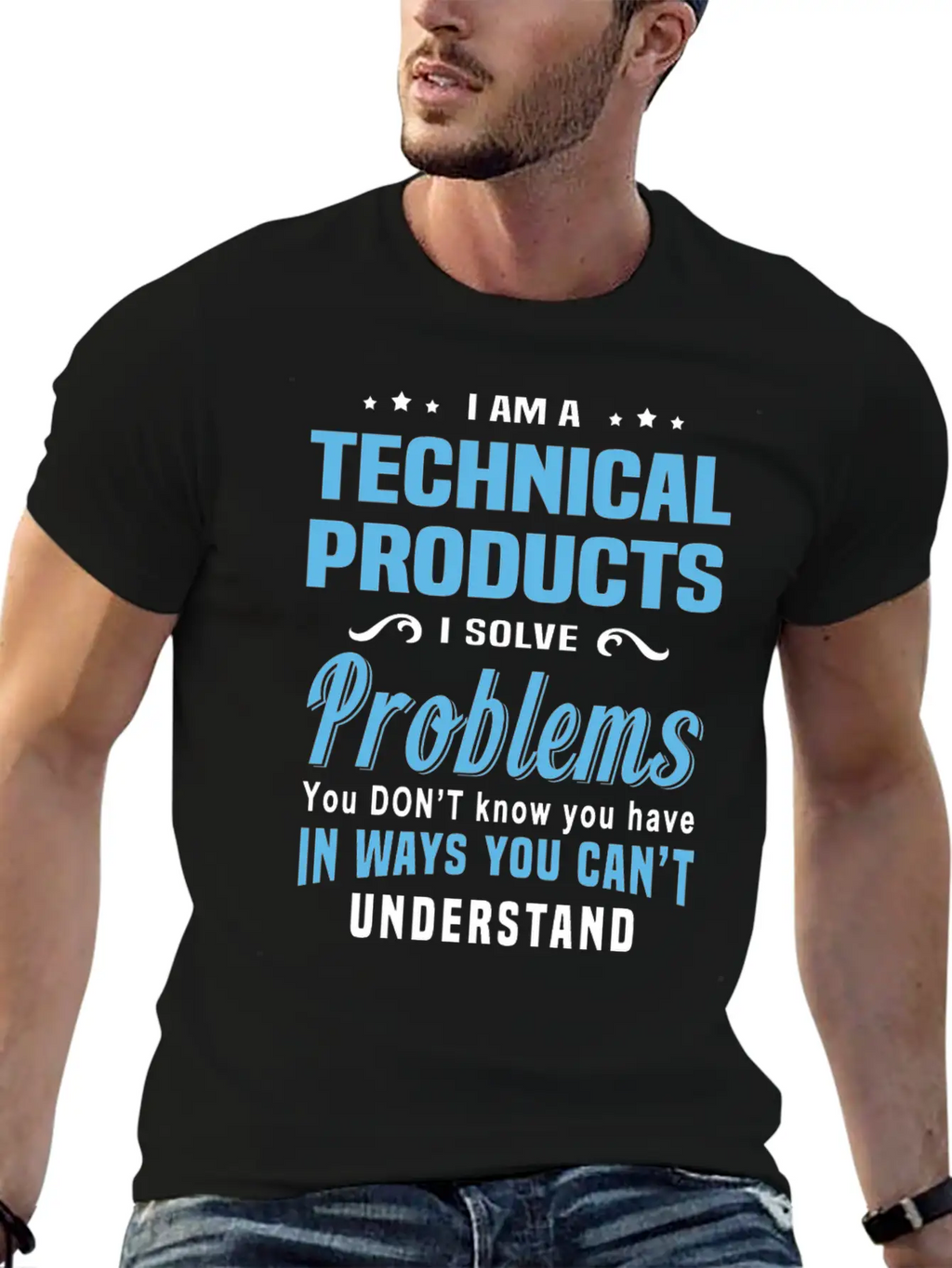Technical Products Unisex Short Sleeve Soft Cotton T-Shirt – Casual Everyday Wear