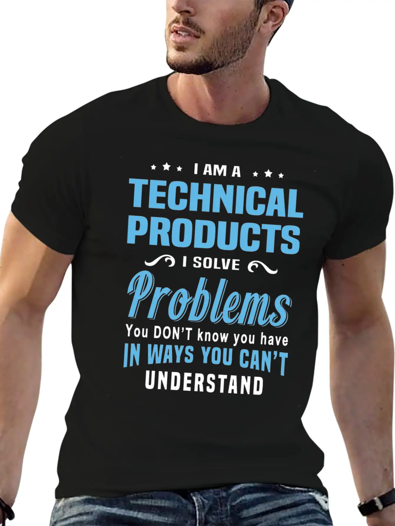 Technical Products Unisex Short Sleeve Soft Cotton T-Shirt – Casual Everyday Wear