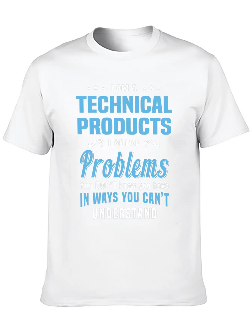 Technical Products Unisex Short Sleeve Soft Cotton T-Shirt – Casual Everyday Wear