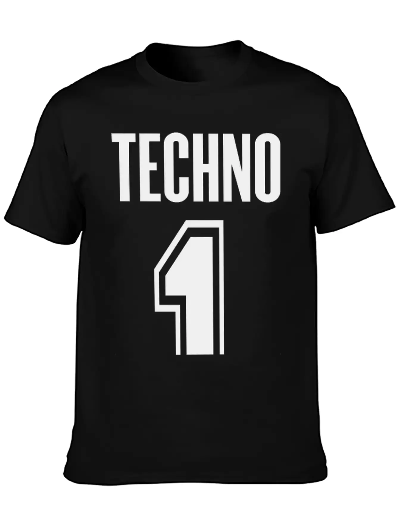 Techno #1 Unisex Short Sleeve Soft Cotton T-Shirt – Casual Everyday Wear