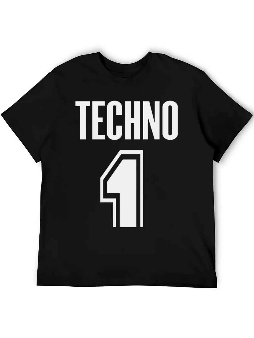 Techno #1 Unisex Short Sleeve Soft Cotton T-Shirt – Casual Everyday Wear
