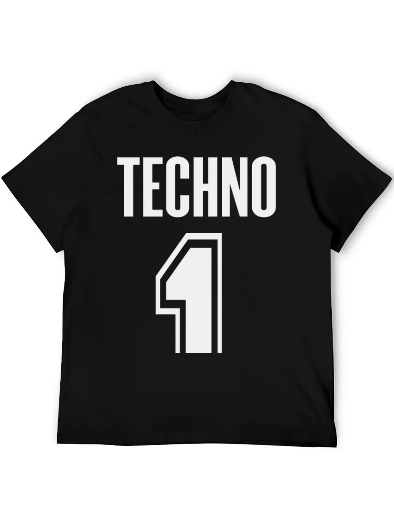 Techno #1 Unisex Short Sleeve Soft Cotton T-Shirt – Casual Everyday Wear
