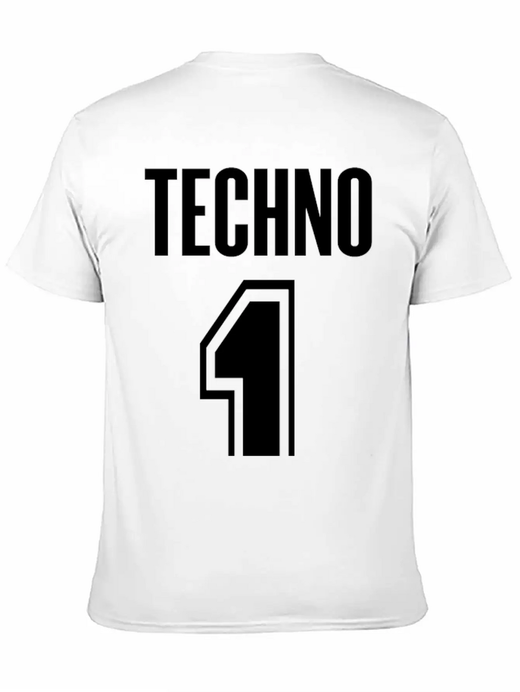 Techno #1 Unisex Short Sleeve Soft Cotton T-Shirt – Casual Everyday Wear