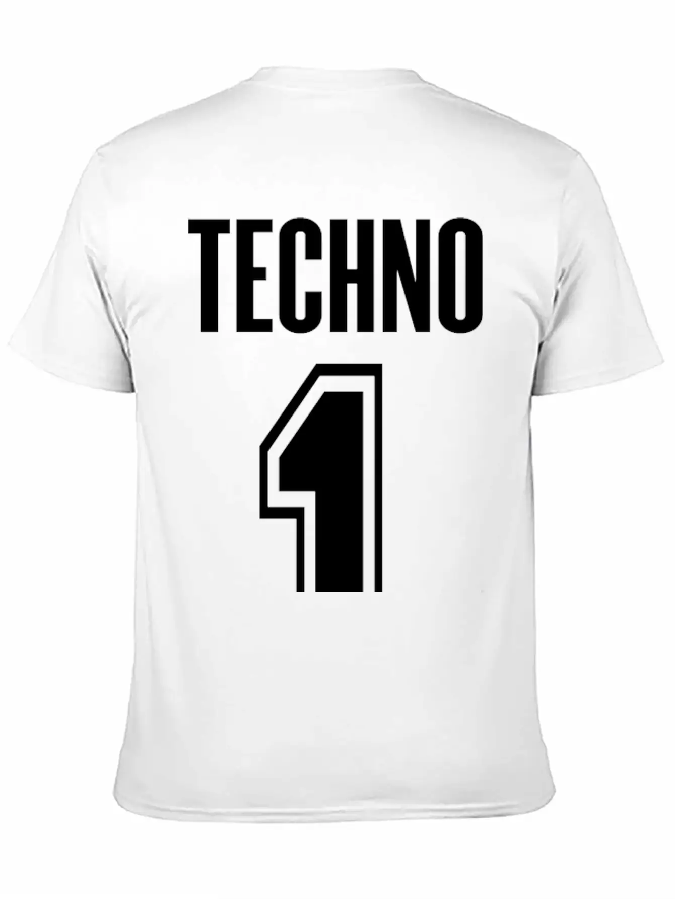 Techno #1 Unisex Short Sleeve Soft Cotton T-Shirt – Casual Everyday Wear