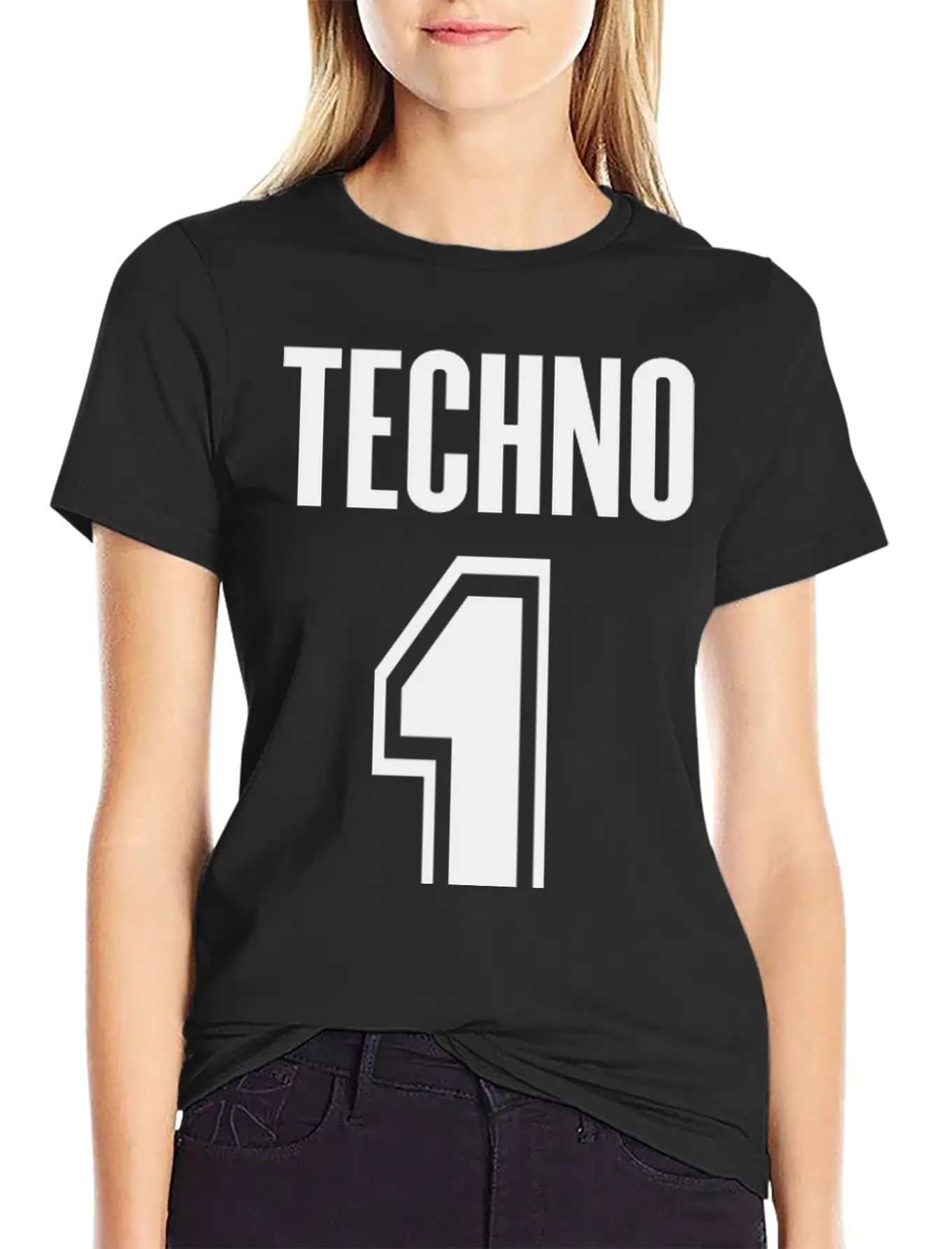Techno #1 Unisex Short Sleeve Soft Cotton T-Shirt – Casual Everyday Wear