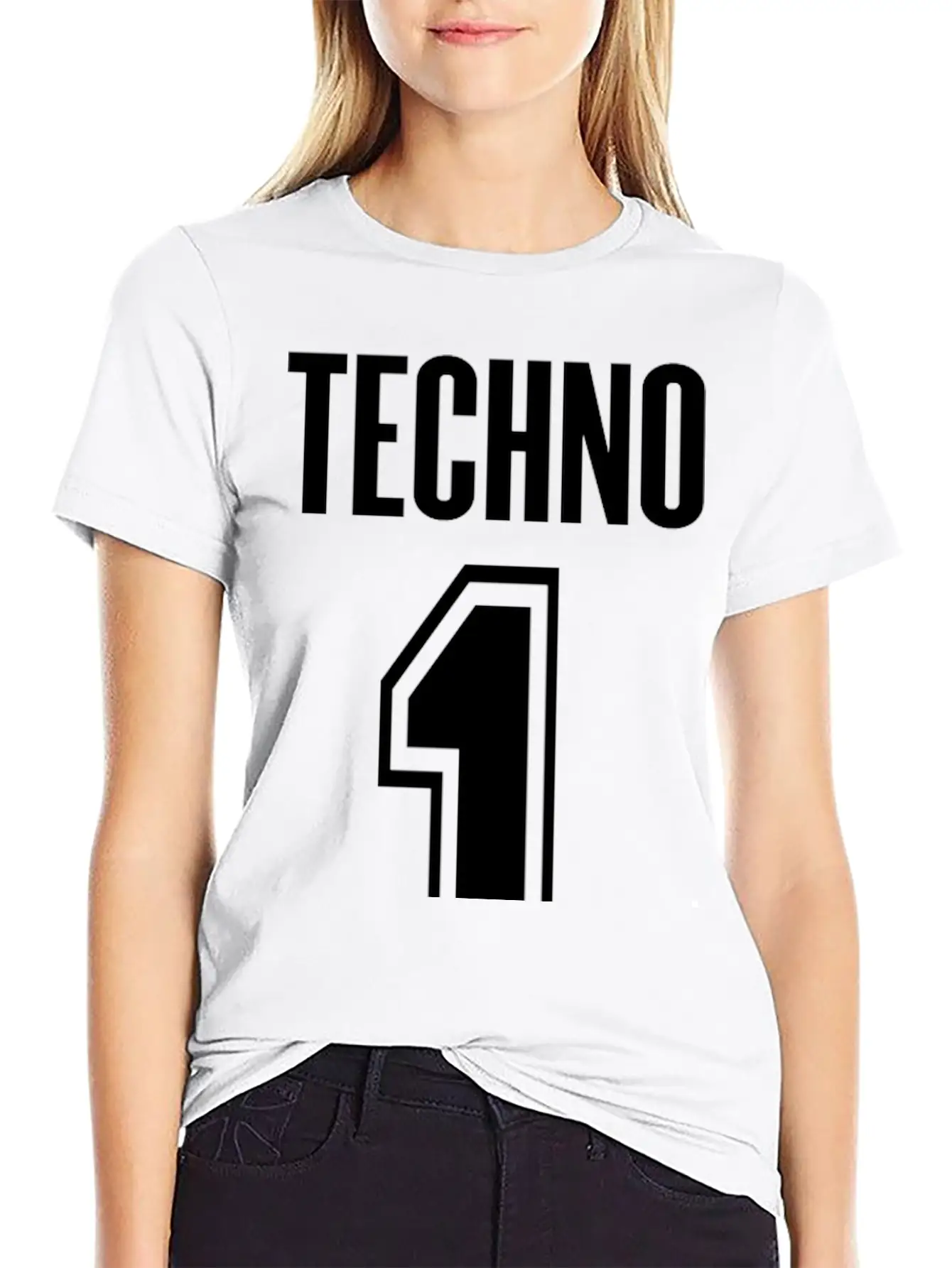 Techno #1 Unisex Short Sleeve Soft Cotton T-Shirt – Casual Everyday Wear