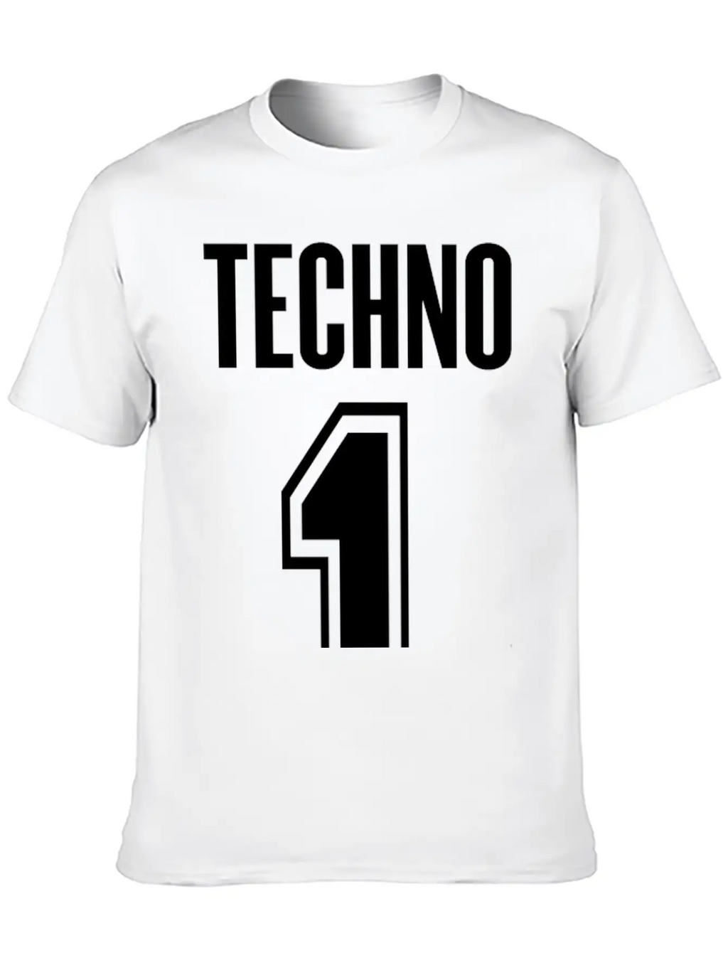 Techno #1 Unisex Short Sleeve Soft Cotton T-Shirt – Casual Everyday Wear