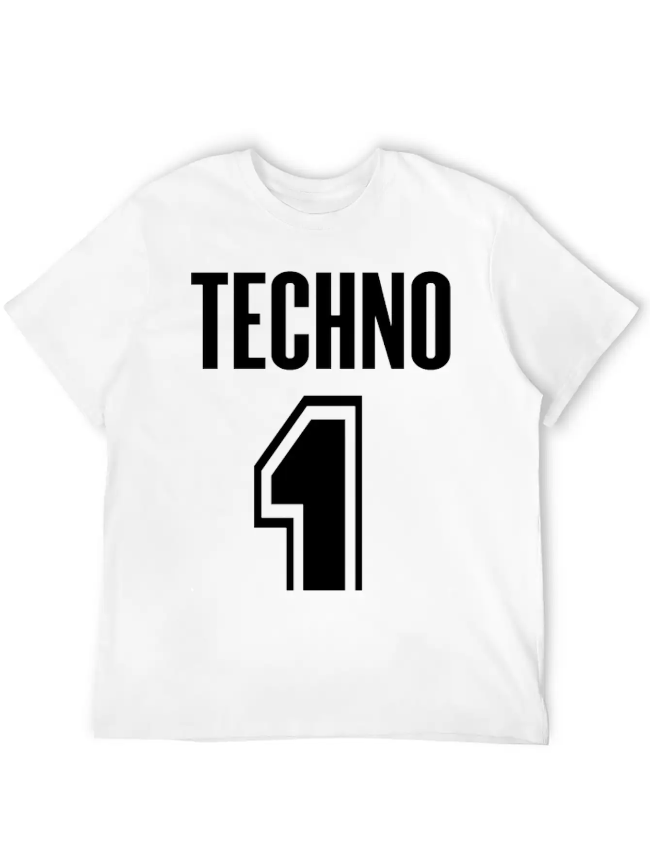 Techno #1 Unisex Short Sleeve Soft Cotton T-Shirt – Casual Everyday Wear