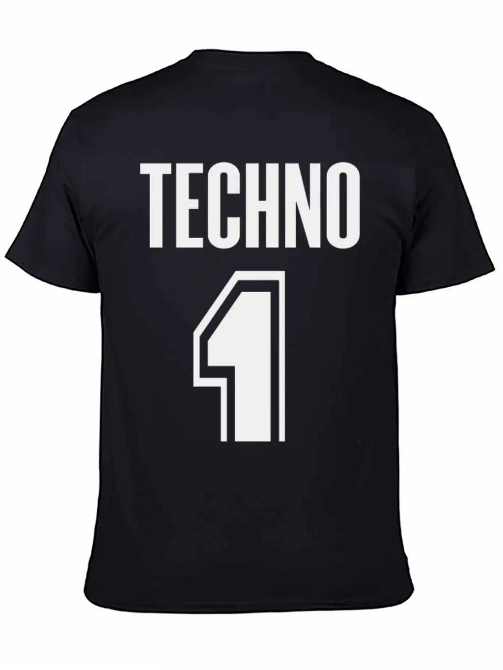 Techno #1 Unisex Short Sleeve Soft Cotton T-Shirt – Casual Everyday Wear