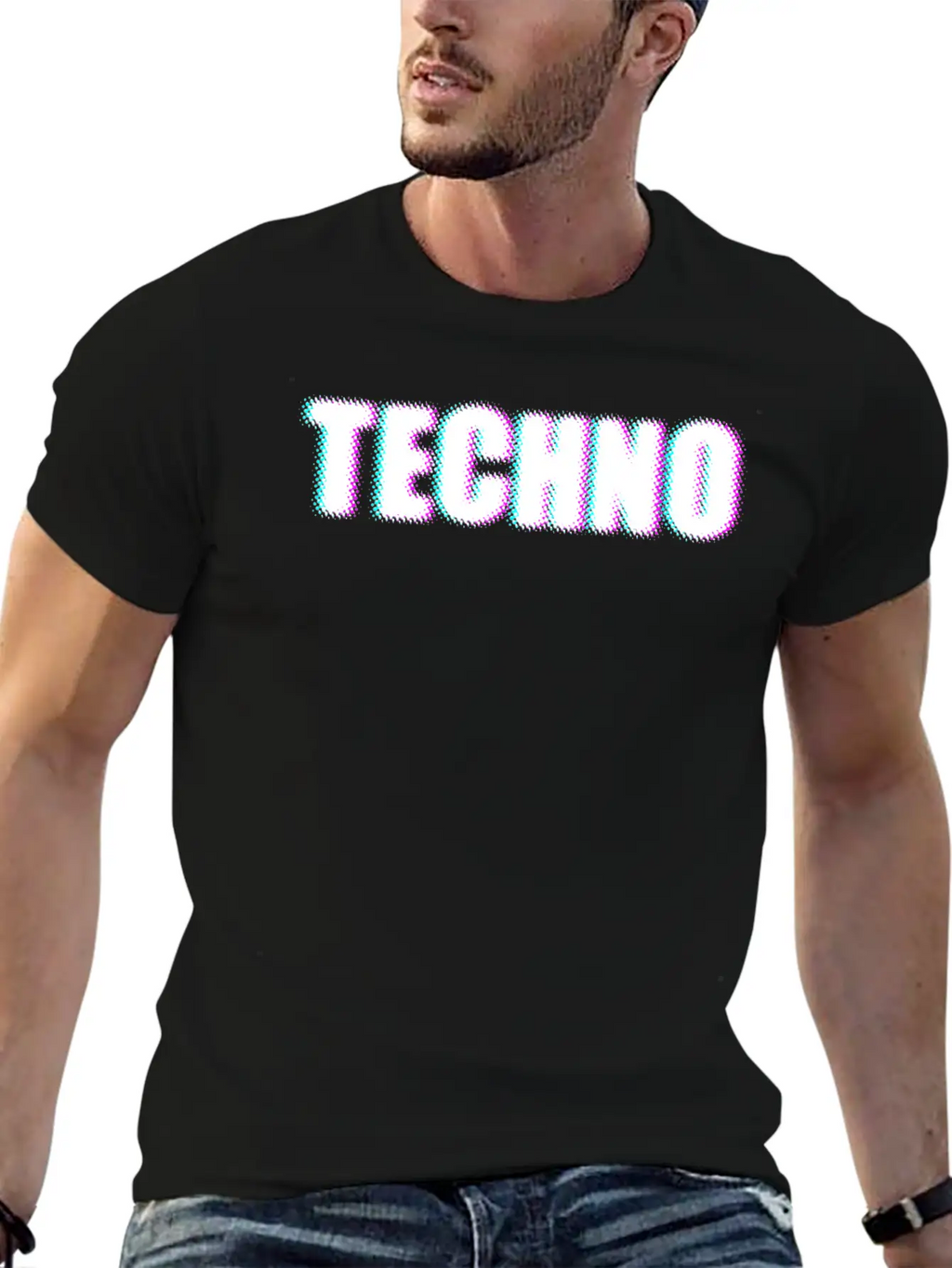 Techno Casual Graphic T-Shirt – Simple And Comfortable Daily Wear